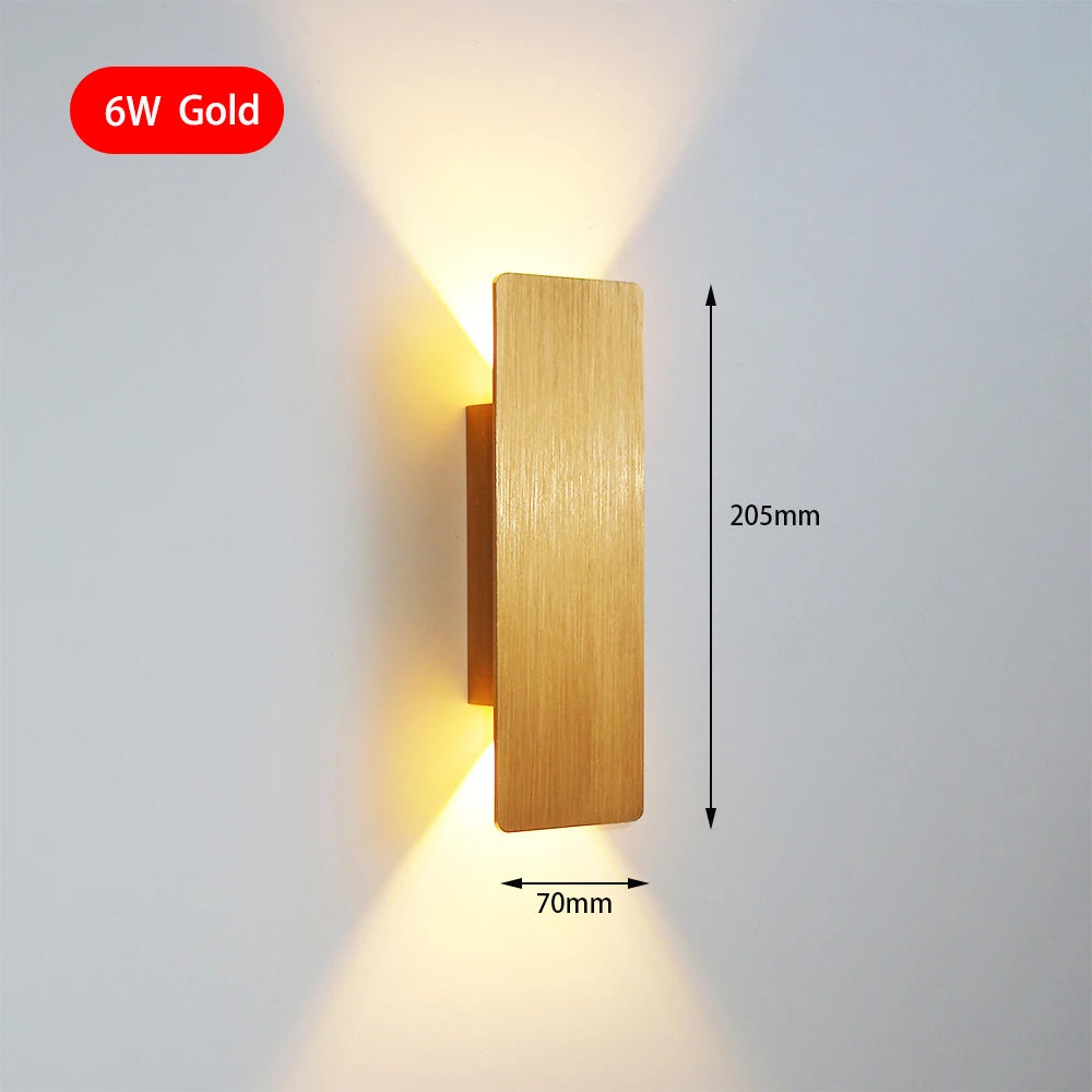 Modern LED Wall Lamp for Bedrooms and Elegant Hallway Lighting
