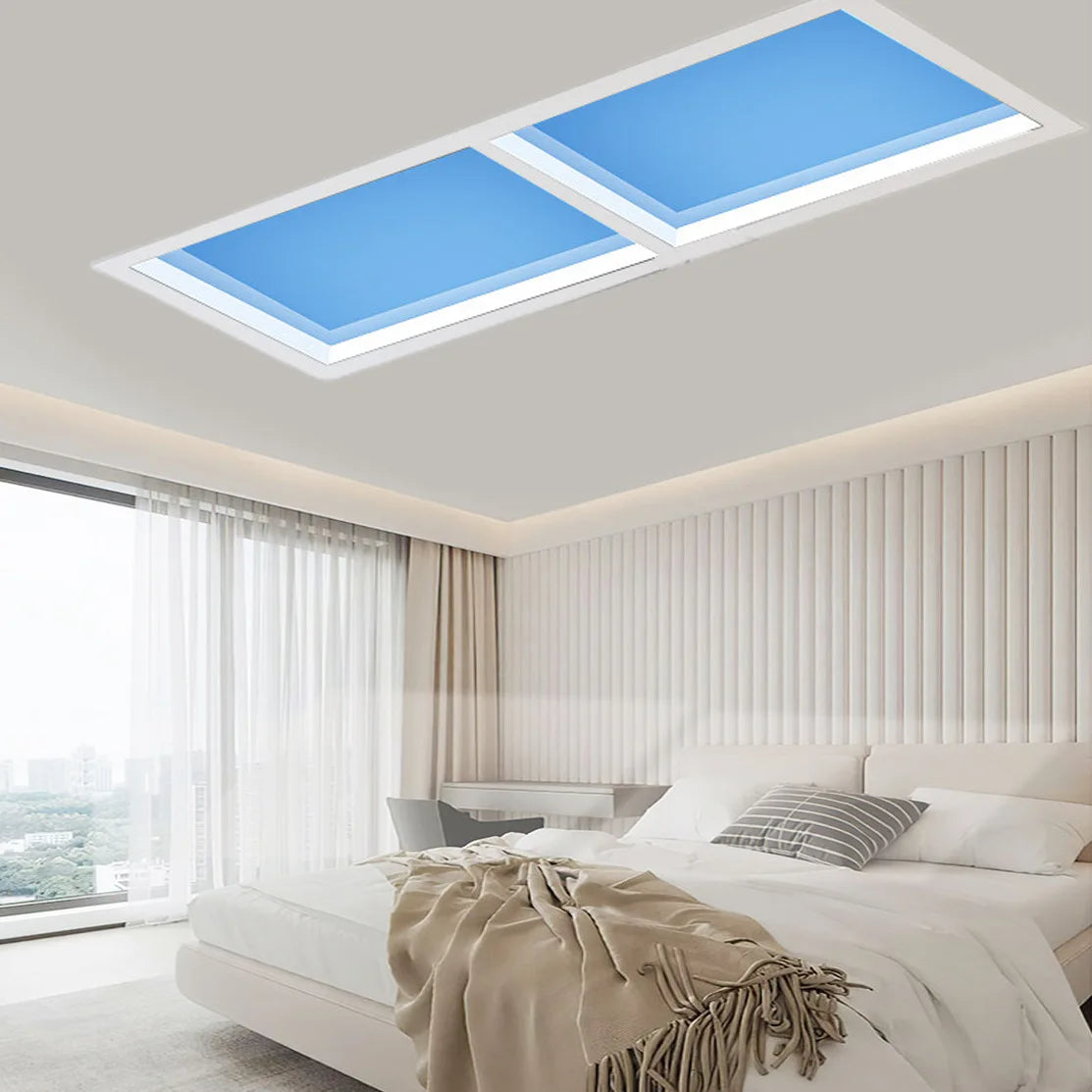 Sky View LED Ceiling Panel for Natural Lighting in Children's Rooms
