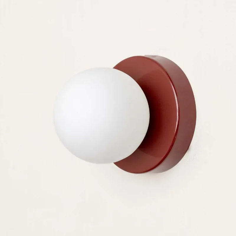 Modern Glass Sconce for Bedroom Bedside and Hallway Accent Lighting