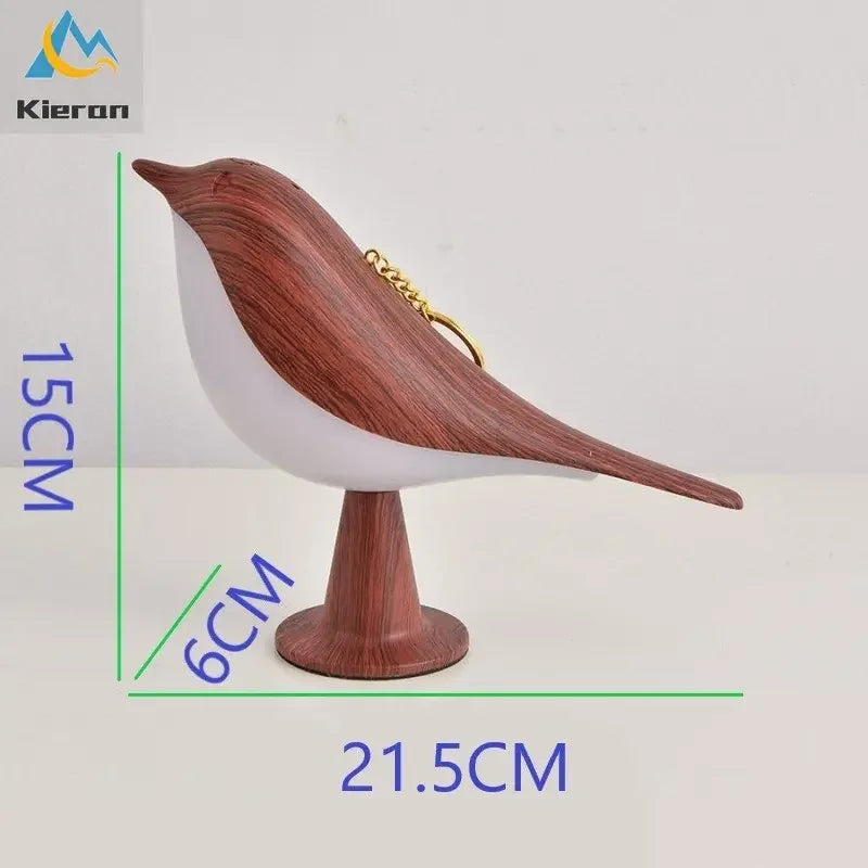 Modern Nordic Bird LED Desk Lamp for Bedside and Study Lighting