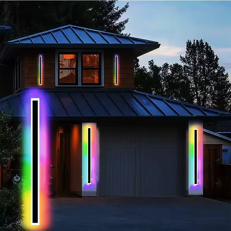 Modern LED Wall Sconce with App Control for Ambient Home Lighting