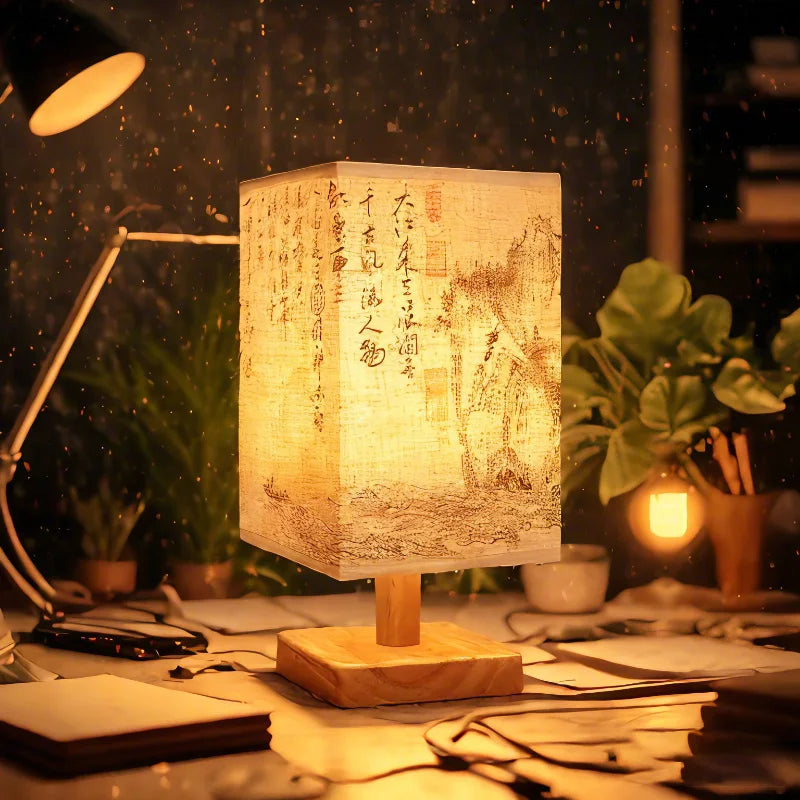 Modern Fabric Table Lamp for Bedroom and Hotel Bedside Ambiance