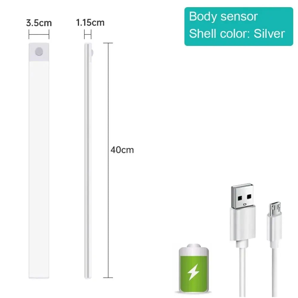 Wireless Motion Sensor Under Cabinet Light for Kitchen Bedroom and Wardrobe
