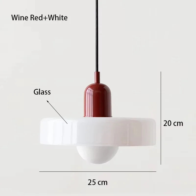Nordic Glass Pendant Light for Modern Dining Room and Kitchen Lighting