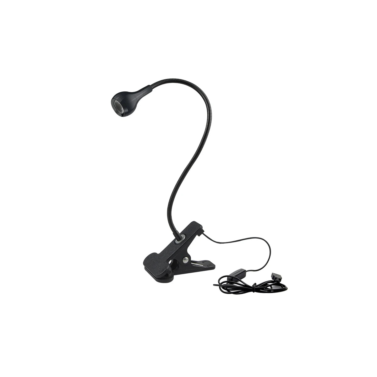 Flexible LED Clip-On Reading Lamp with USB for Office and Bedside