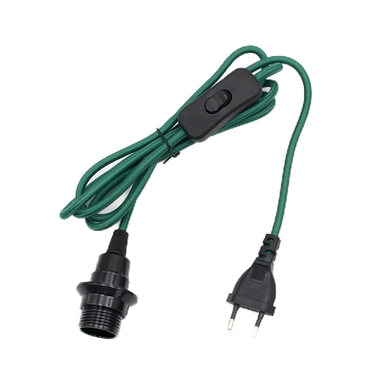 Adjustable Pendant Light Cord with Switch for Bedroom and Home Lighting