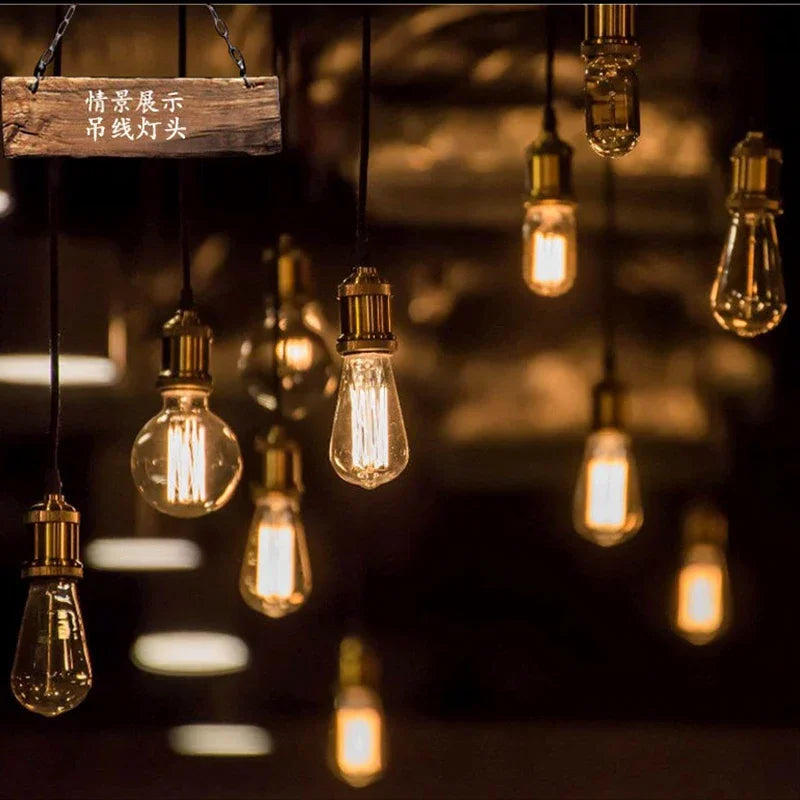 Vintage Copper Pendant Light Socket for Industrial Home and Cafe Decor