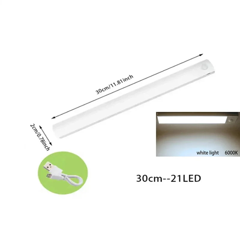 Motion Sensor LED Under Cabinet Light for Kitchens and Wardrobes