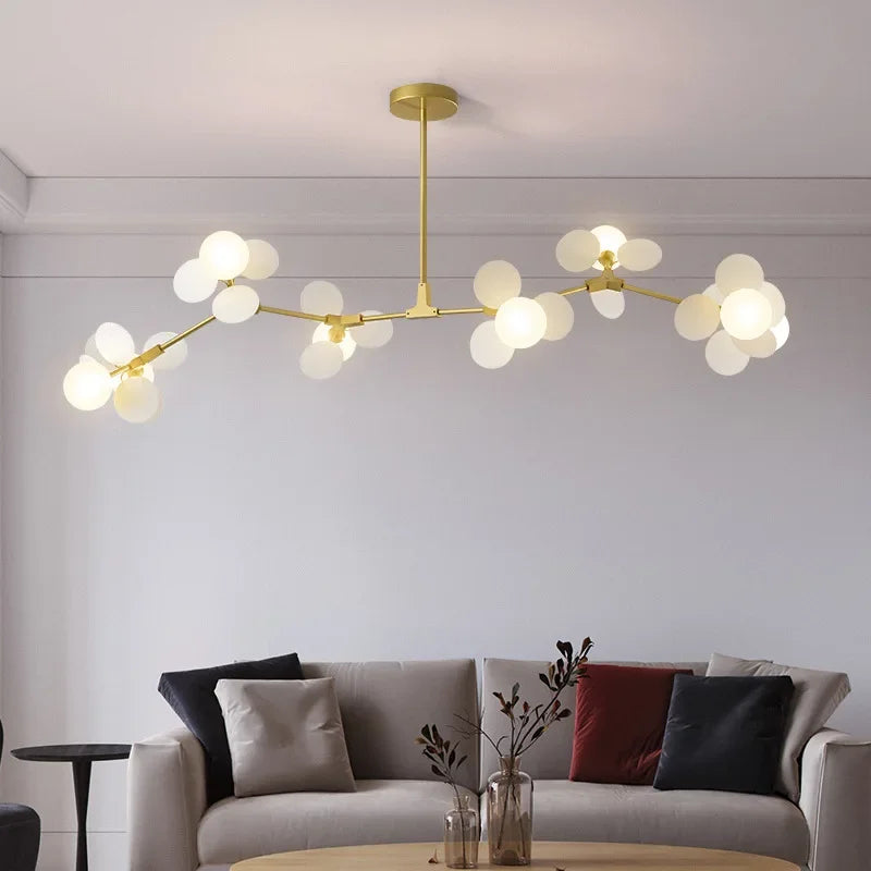 Modern LED Branch Chandelier for Luxury Living Room and Bedroom Decor