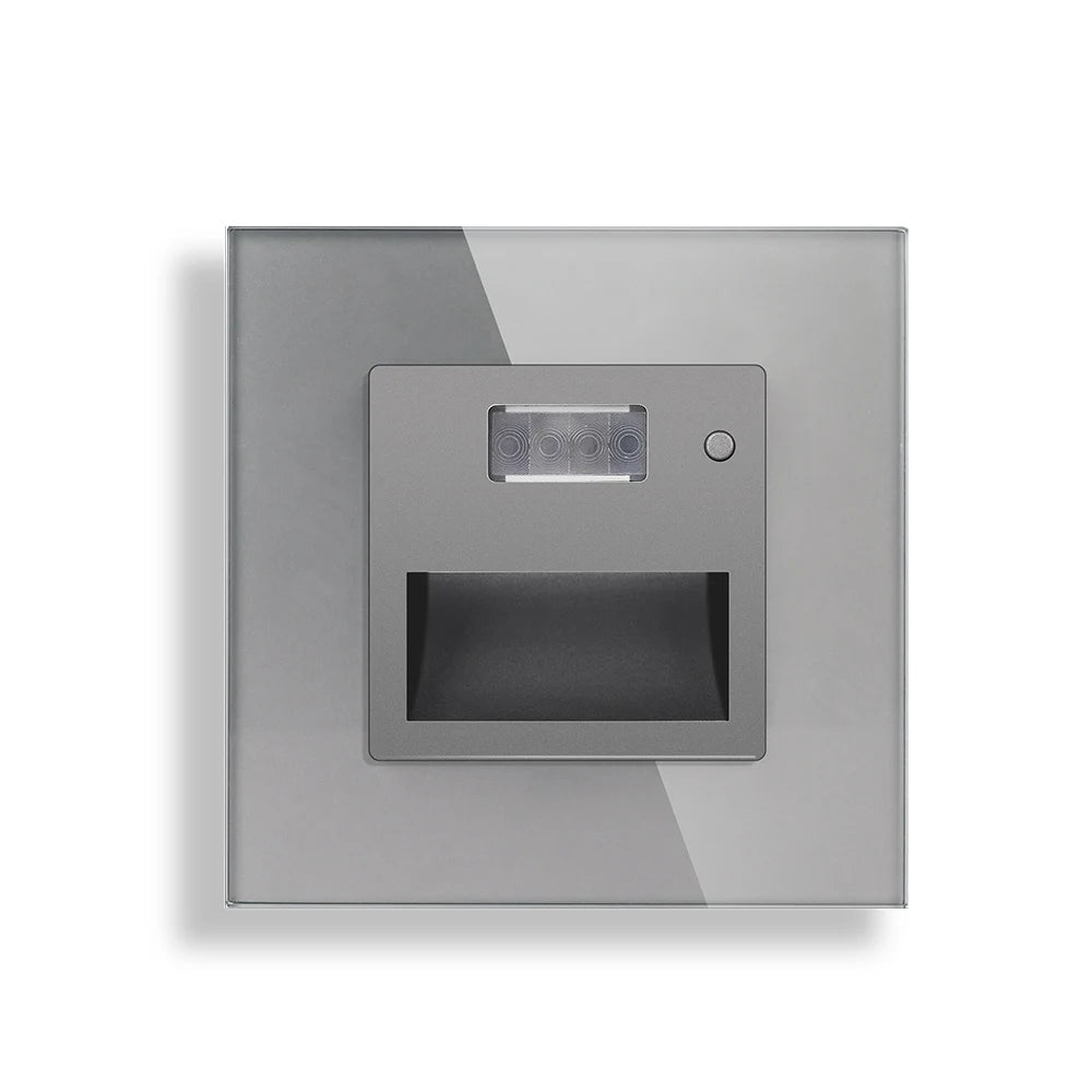 Recessed LED Stair Wall Light with Motion Sensor for Modern Corridors