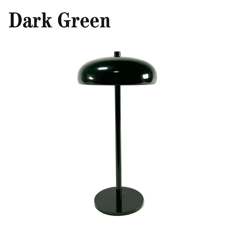 Nordic Rechargeable LED Touch Table Lamp for Bedside and Cafe Decor