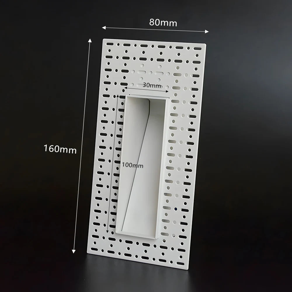 Motion Sensor Recessed Wall Light for Modern Staircases and Hallways