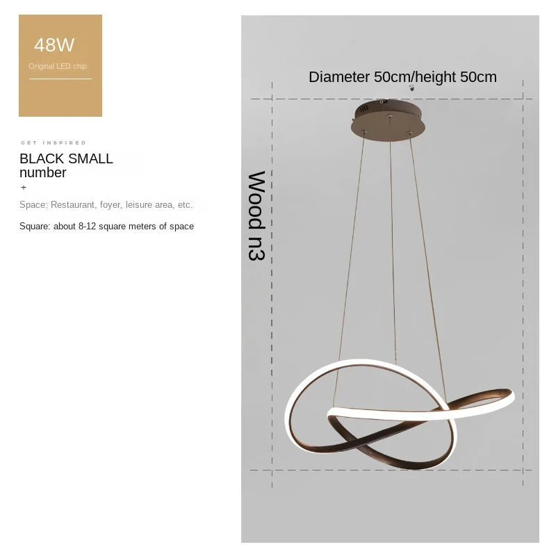 Modern Clover Pendant Light for Dining Rooms and Boutique Hotels