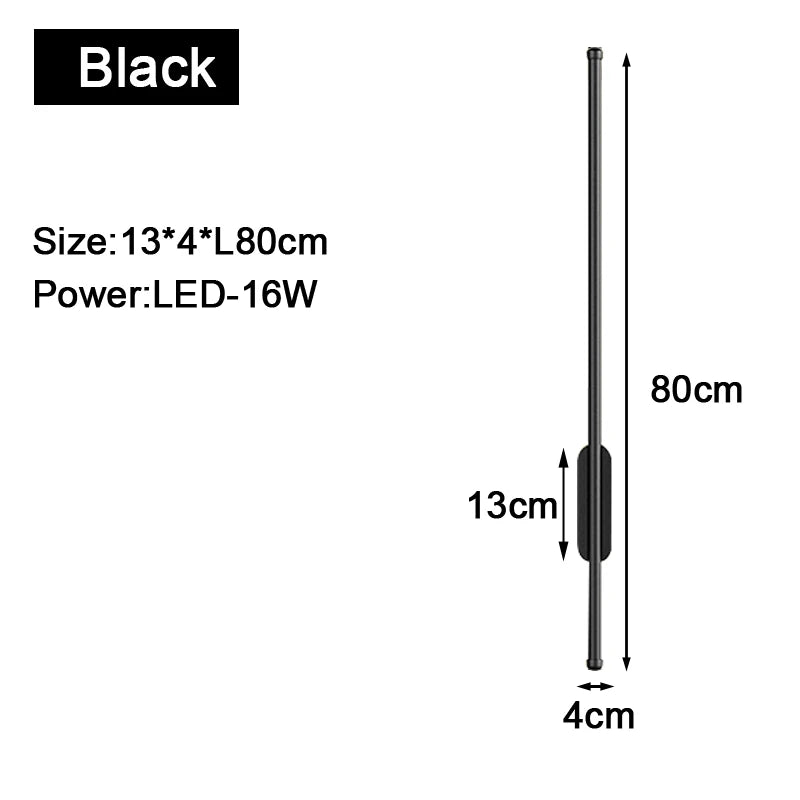 Modern LED Wall Sconce in Gold and Black for Sophisticated Hallways