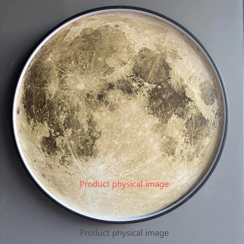 Nordic Lunar Wall Light for Modern Living Room and Bedroom Decor