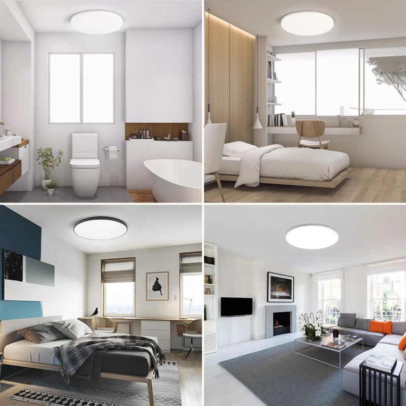Modern Waterproof LED Ceiling Light for Bathrooms and Kitchens