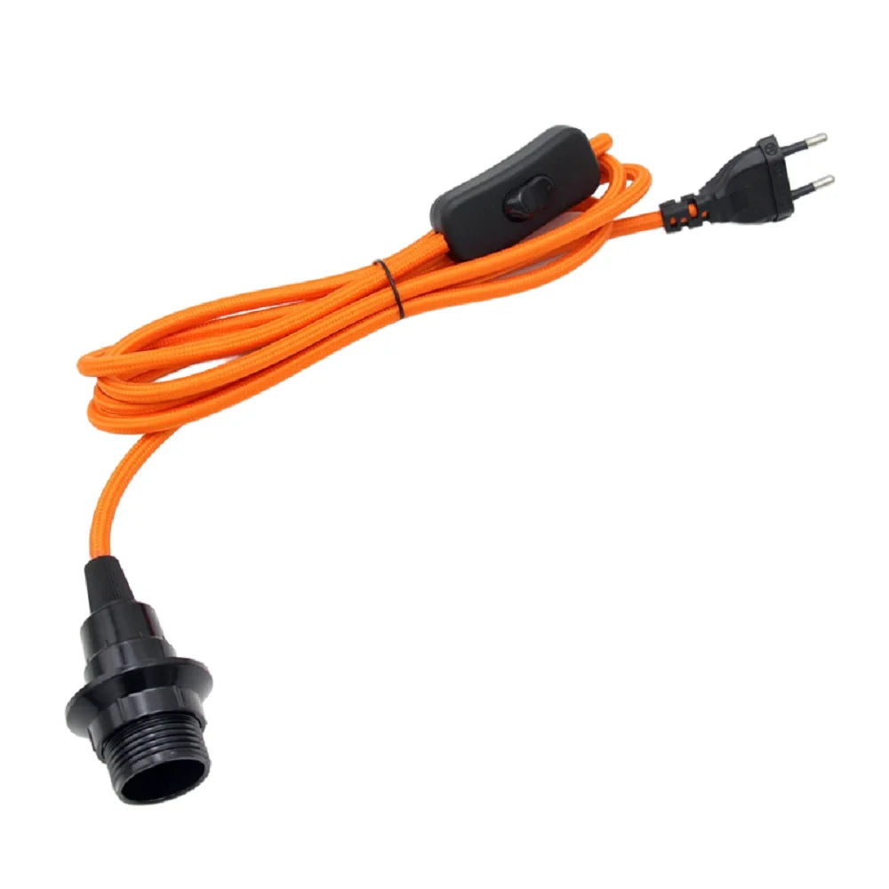 Adjustable Pendant Light Cord with Switch for Bedroom and Home Lighting