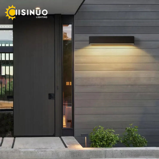 Modern LED Outdoor Wall Sconce for Porch and Patio Exterior Lighting