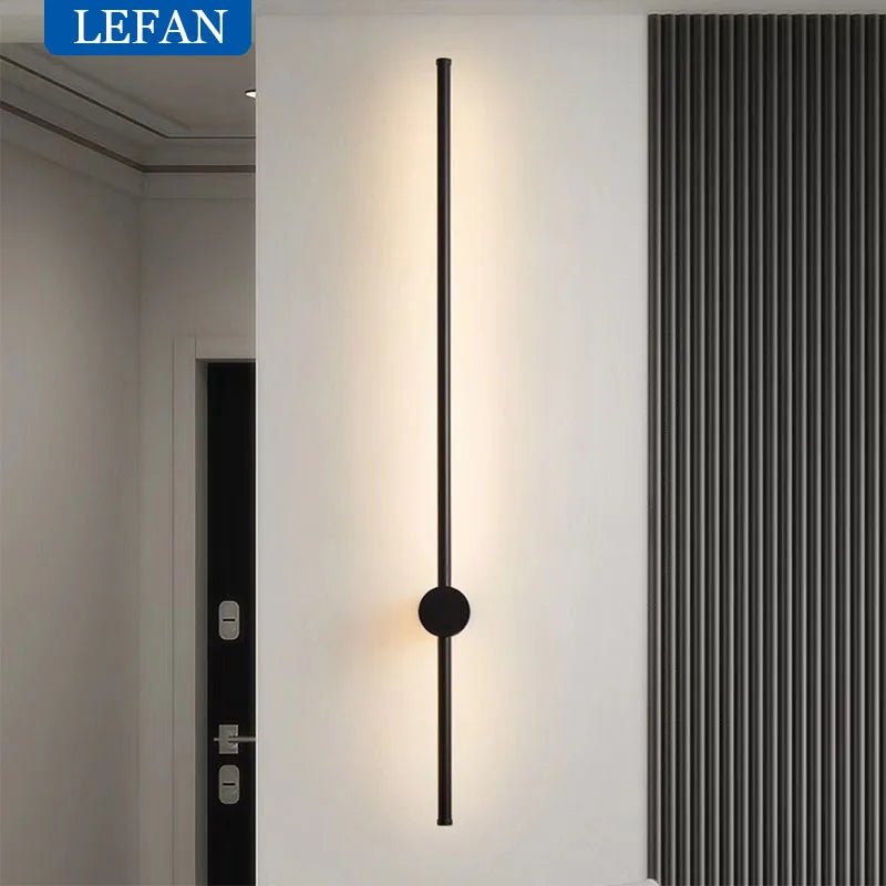 Modern Rotating LED Wall Light for Bedroom and Living Room Accents