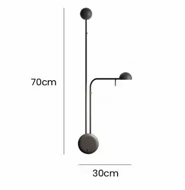 Adjustable Swing Arm Wall Lamp for Modern Home Offices and Bedside Reading