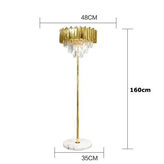 Modern Gold and Black Crystal Chandelier for Luxury Hotel and Living Room
