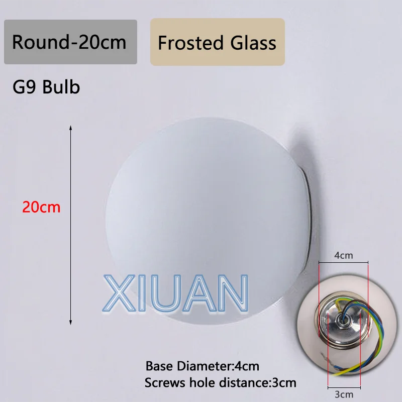 Bauhaus Glass Globe Wall Sconce for Modern Bedrooms and Bathrooms