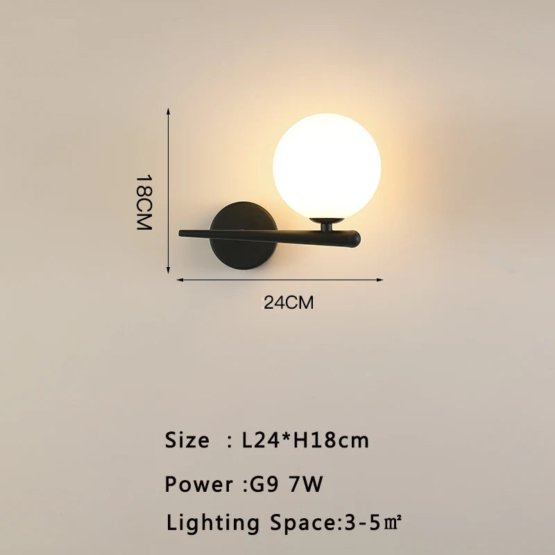 Modern LED Wall Sconce for Living Room and Bedroom Ambient Lighting