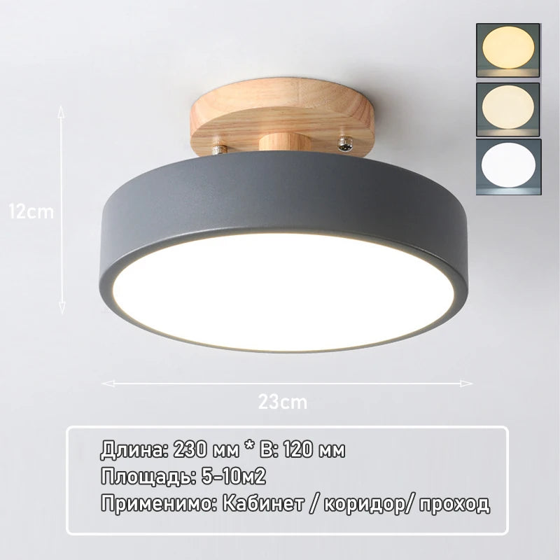 Modern Wooden LED Ceiling Chandelier for Dining Rooms and Contemporary Living Spaces