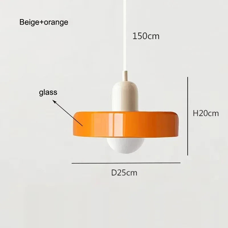 Nordic Glass Pendant Light for Modern Dining Room and Kitchen Lighting
