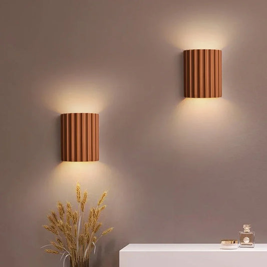 Modern Nordic Resin Wall Lamp for Bedroom and Living Room Lighting