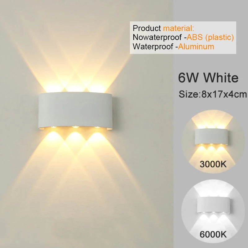 Modern LED Wall Sconce for Indoor and Outdoor Architectural Lighting