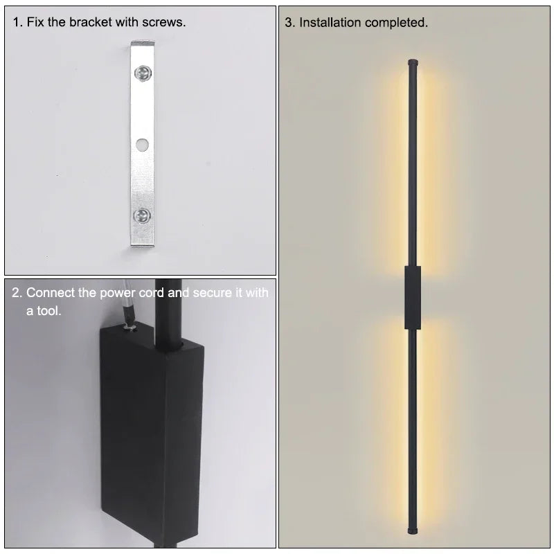 Nordic Minimalist LED Wall Light for Bedroom and Living Room Decor
