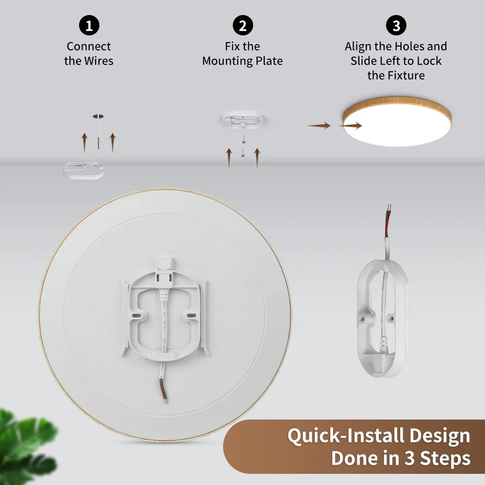 Modern Ultra-Thin LED Ceiling Light for Contemporary Bedrooms and Kitchens