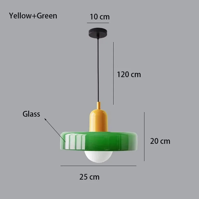 Nordic Glass Pendant Light for Modern Dining Room and Kitchen Lighting