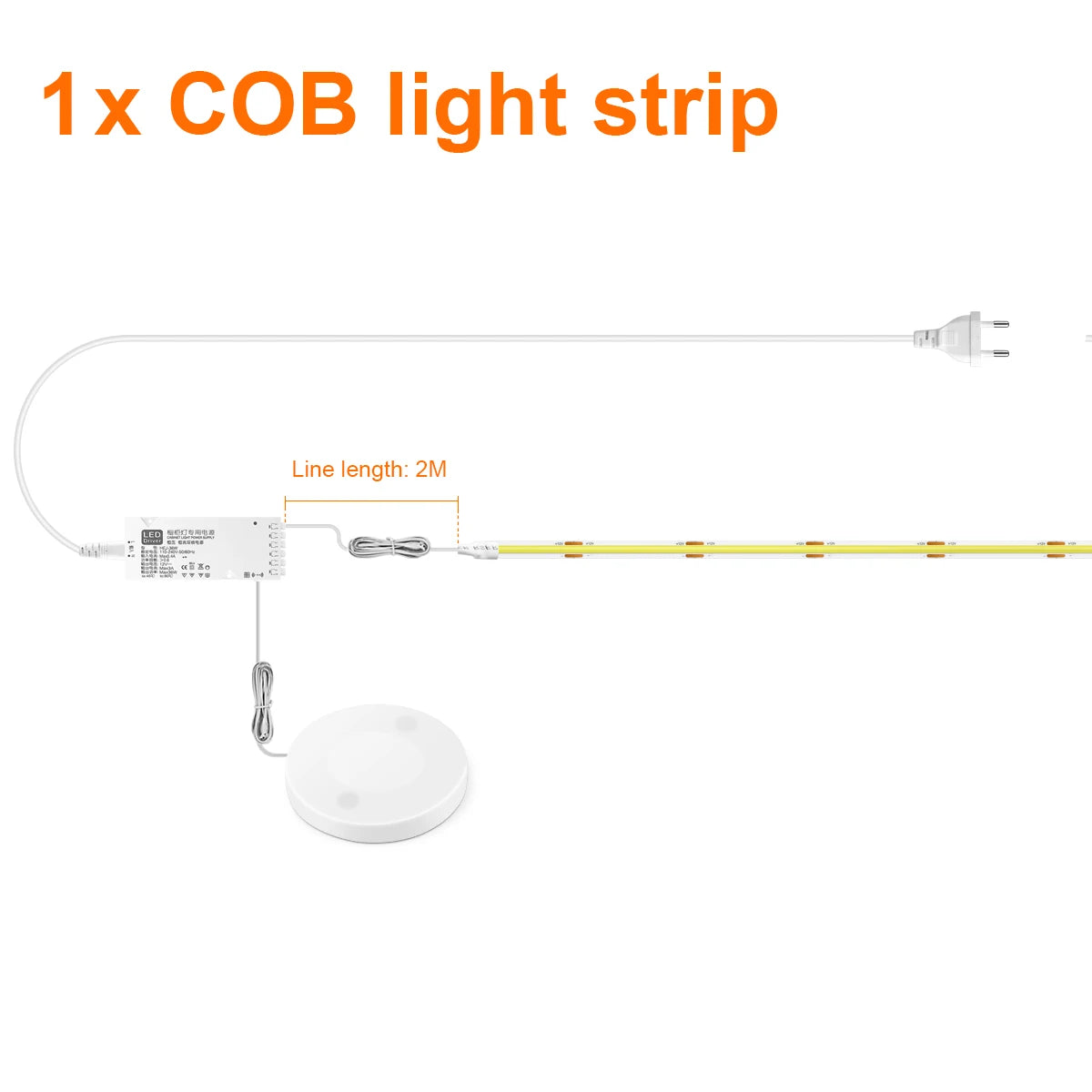 Dimmable LED Wall Accent Light for Modern Shelving and Bedrooms