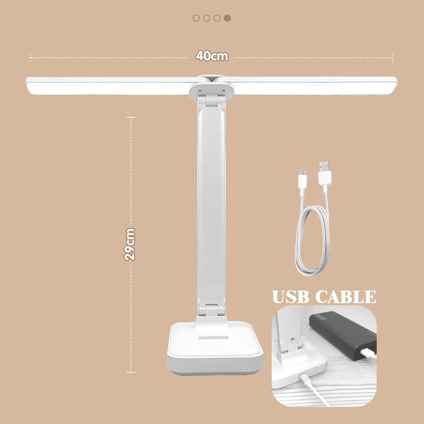 Dimmable LED Desk Lamp with Touch Control for Modern Offices and Bedrooms