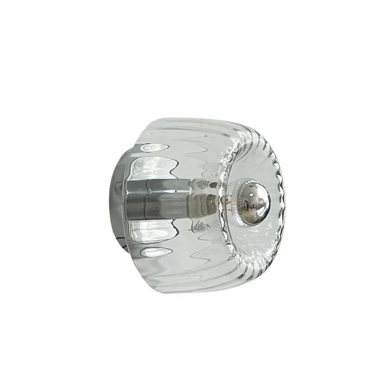Vintage Glass Wall Lamp for Modern Home Hallways and Staircases