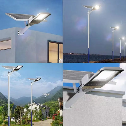 Modern Solar LED Street Light for Gardens Garages and Outdoor Patios