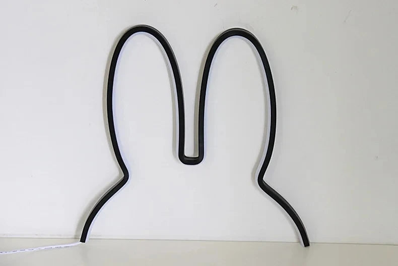 Cute Rabbit LED Desk Lamp for Childrens Bedroom and Nursery Decor