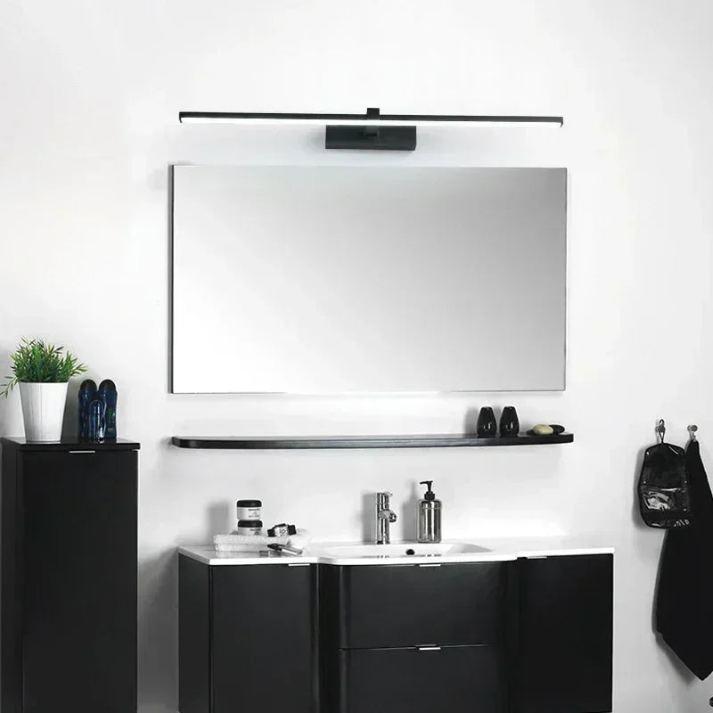 Modern LED Strip Wall Light for Bathroom Vanity and Bedroom Mirror Decor