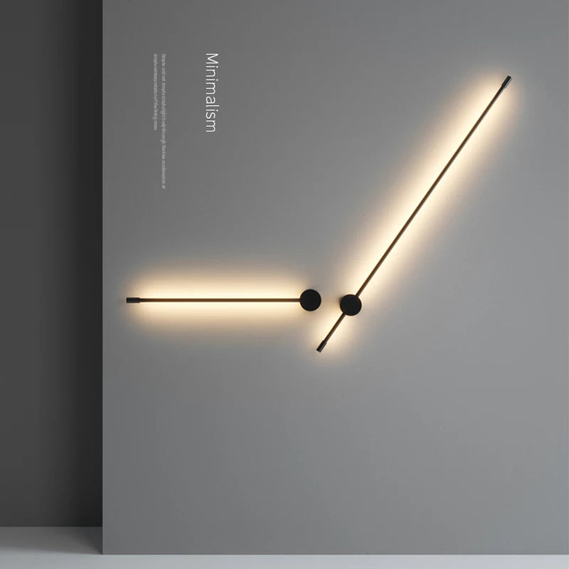 Nordic Minimalist LED Wall Light for Modern Bedrooms and Living Rooms