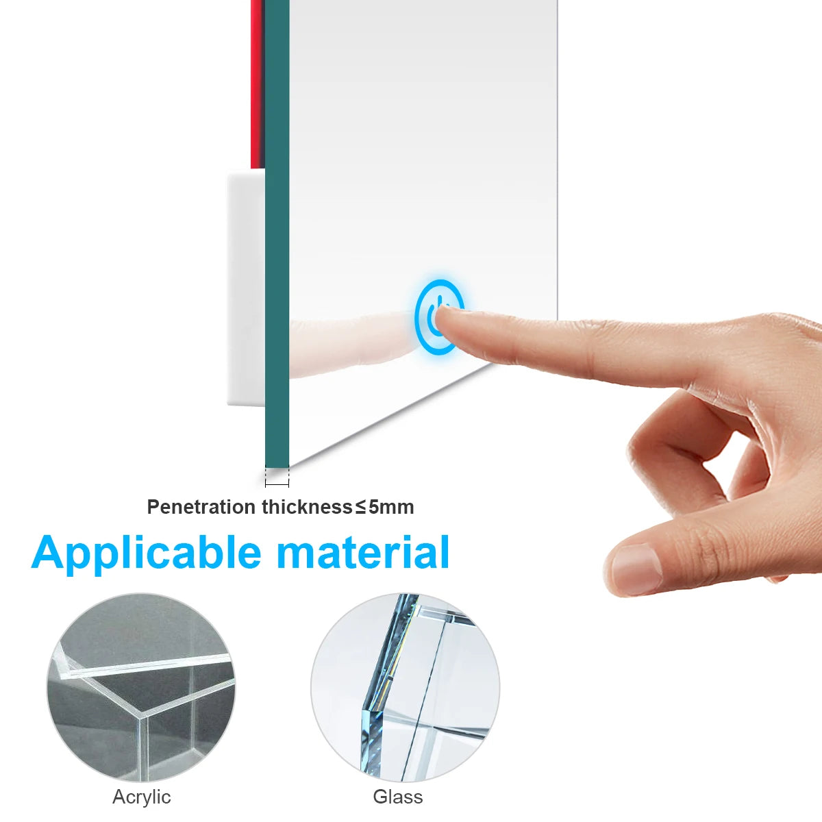 Dimmable LED Vanity Mirror Light Strip for Modern Bathroom Makeup Stations