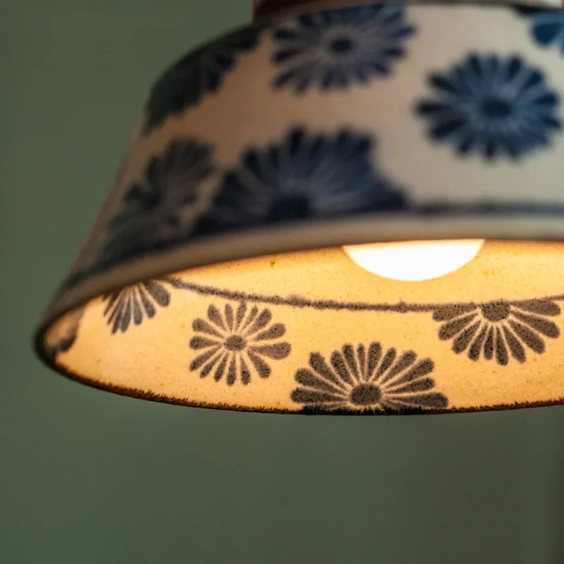 Modern Nordic Ceramic Pendant Light for Dining Rooms and Bedside Spaces