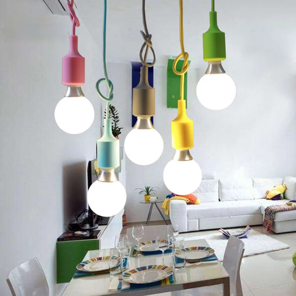 Modern Silicone Pendant Light for Stylish Kitchen and Cafe Decor