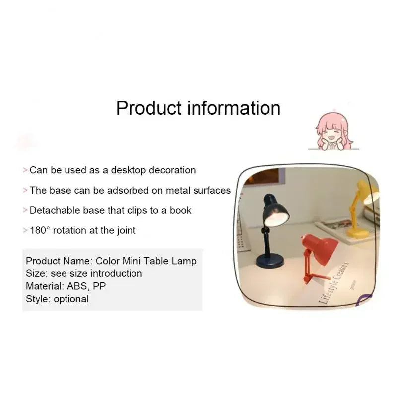 Portable LED Clip-On Book Light for Travel and Bedside Reading