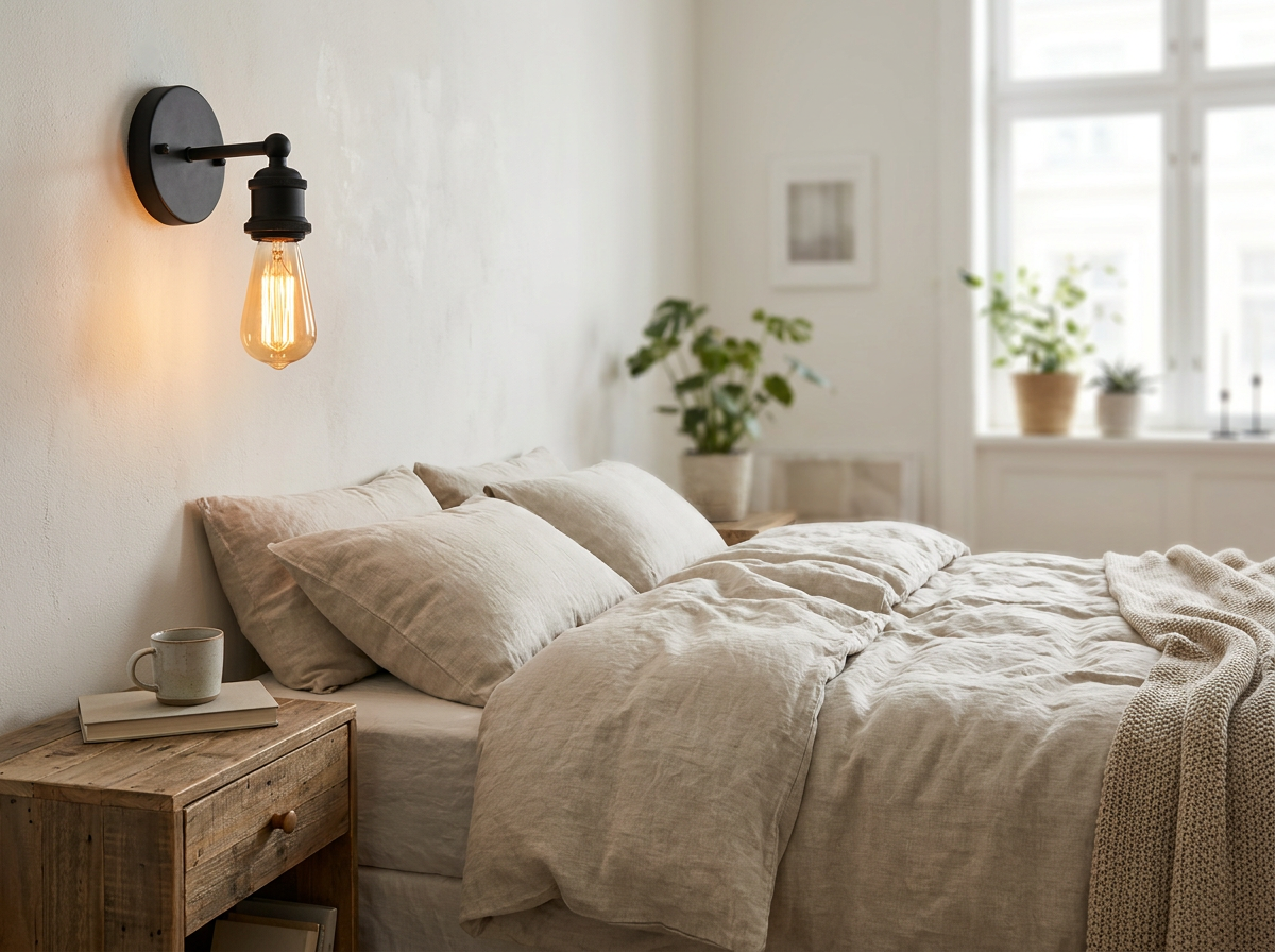 Nordic Industrial Wall Sconce - Lifestyle
