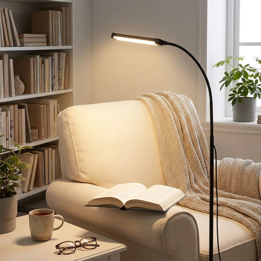 Modern Dimmable LED Floor Lamp lifestyle