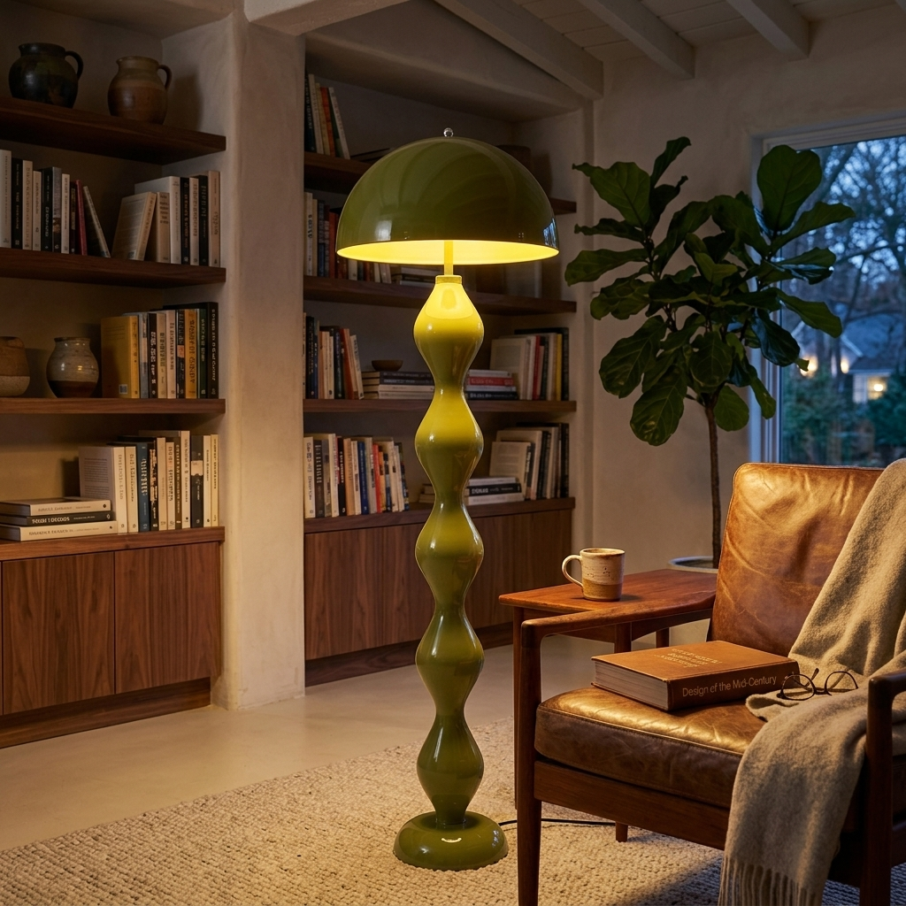 Modern Mushroom Floor Lamp lifestyle