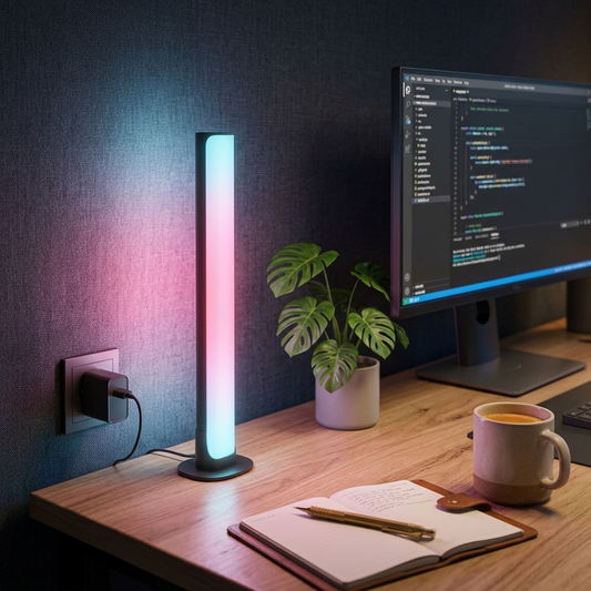 Modern LED Corner Floor Lamp lifestyle