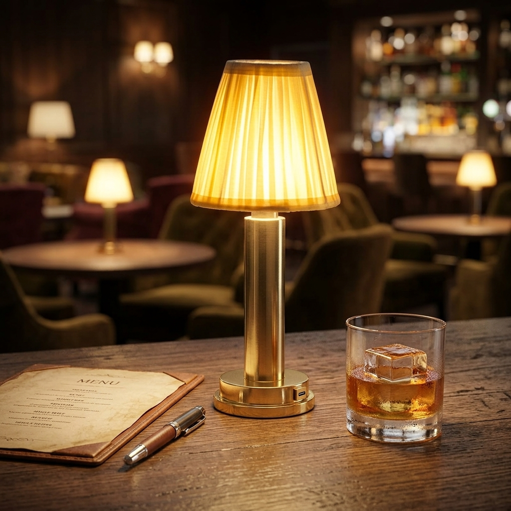 Modern LED Table Lamp for Nordic Cafes lifestyle